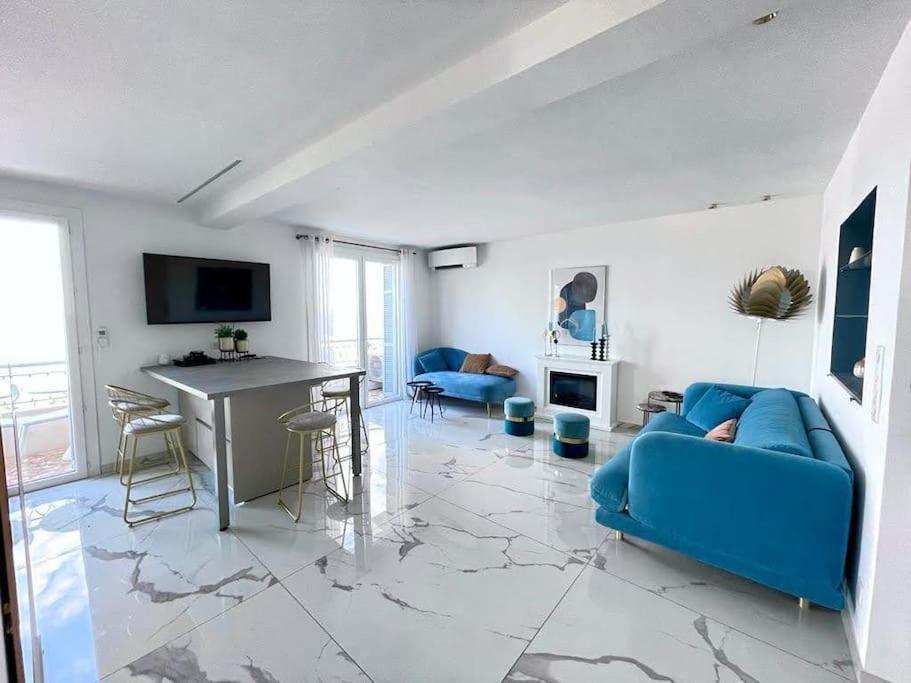Beach Front, Superbe Appartement Pour 4 Personnes Nice Extérieur photo